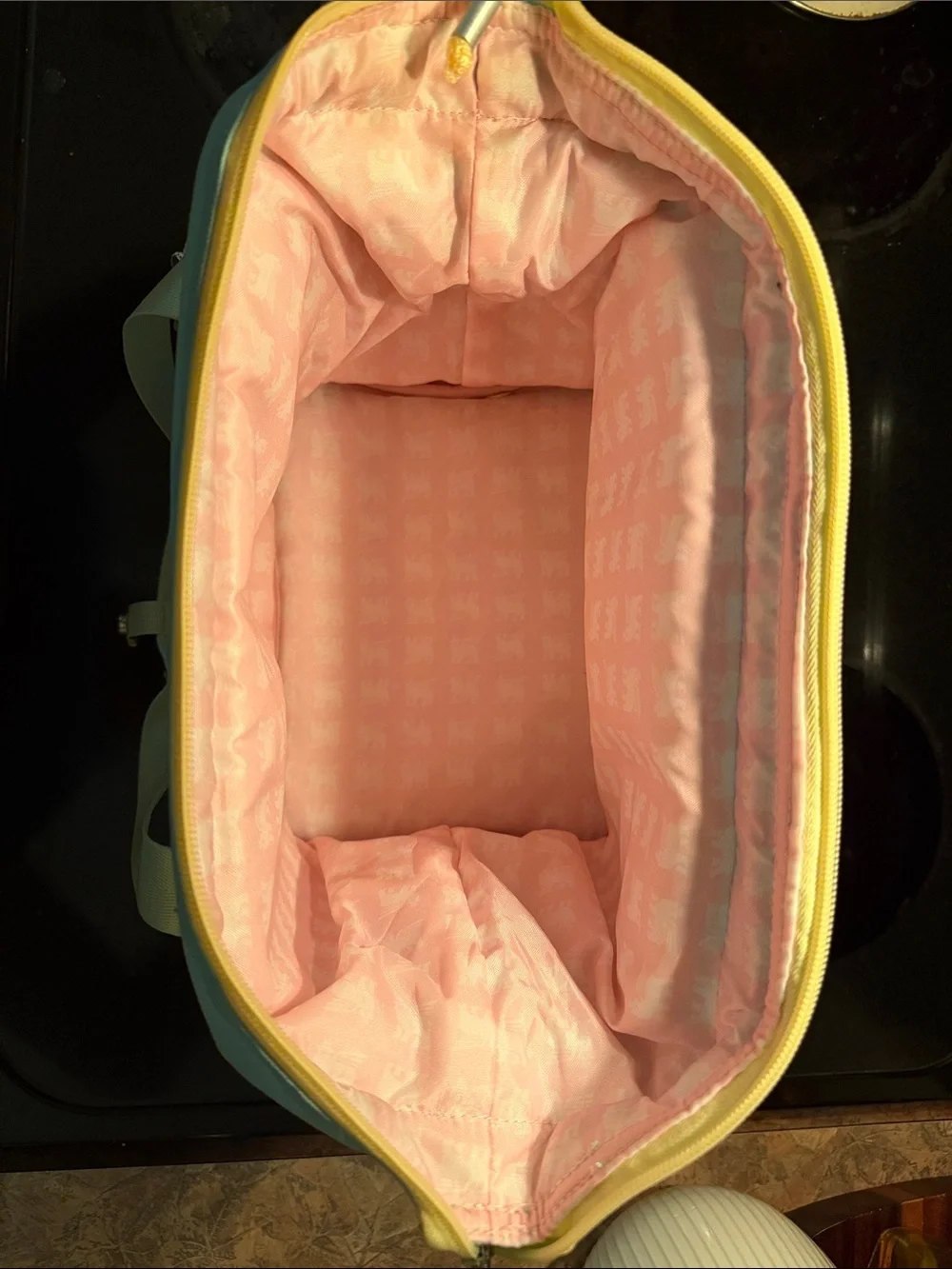 Stanley Light Blue Cooler Bag with Cream Accents